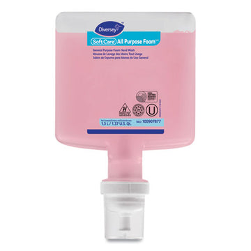 Diversey™ Soft Care All Purpose Foam For Intellicare Dispensers, Floral, 1.3 L Cartridge, 6-carton freeshipping - TVN Wholesale